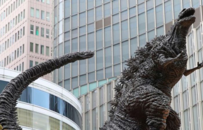 Statue of Godzilla unveiled in Tokyo - Monument, Godzilla, Tokyo, Movies