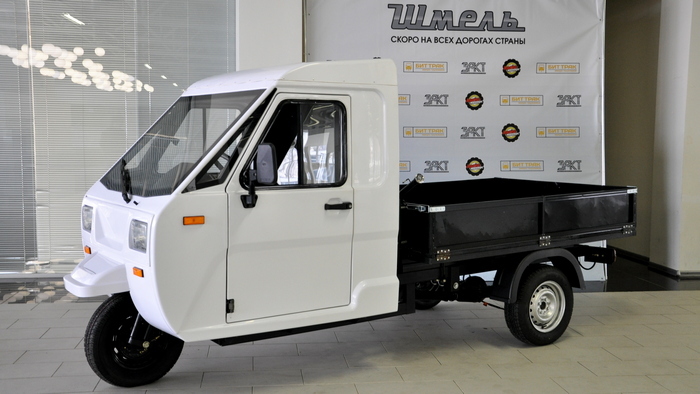 In Russia, they created a truck for 250,000 rubles - Tricycle, news, Video, Auto, Cargo transportation, Truck, Velikiy Novgorod, Bumblebee