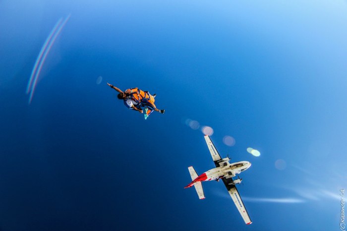 Как прыгнуть с парашютом или записки плохого продажника Длиннопост, Прыжок с парашютом, Работа