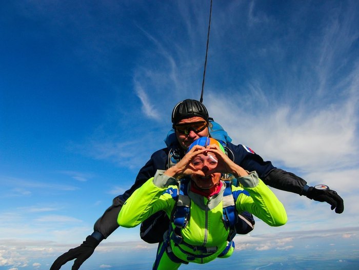 Как прыгнуть с парашютом или записки плохого продажника Длиннопост, Прыжок с парашютом, Работа