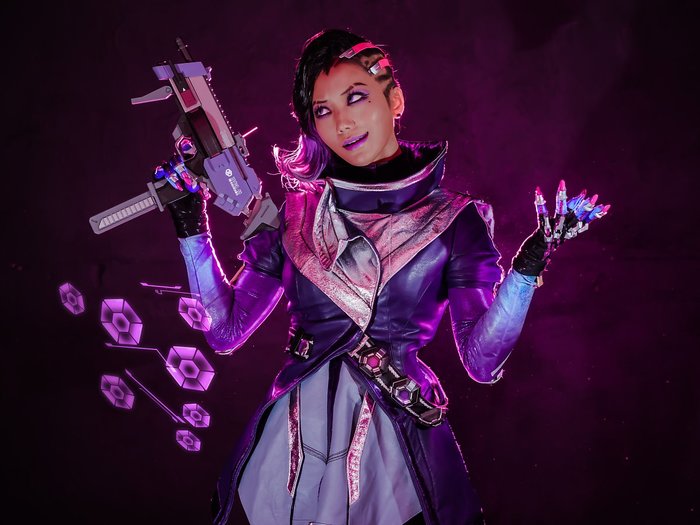 Sombra cosplay - Overwatch, Cosplay, Longpost, , The photo