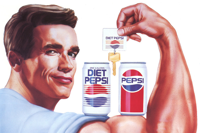 Arnie - Arnold Schwarzenegger, Advertising, Pepsi, Images