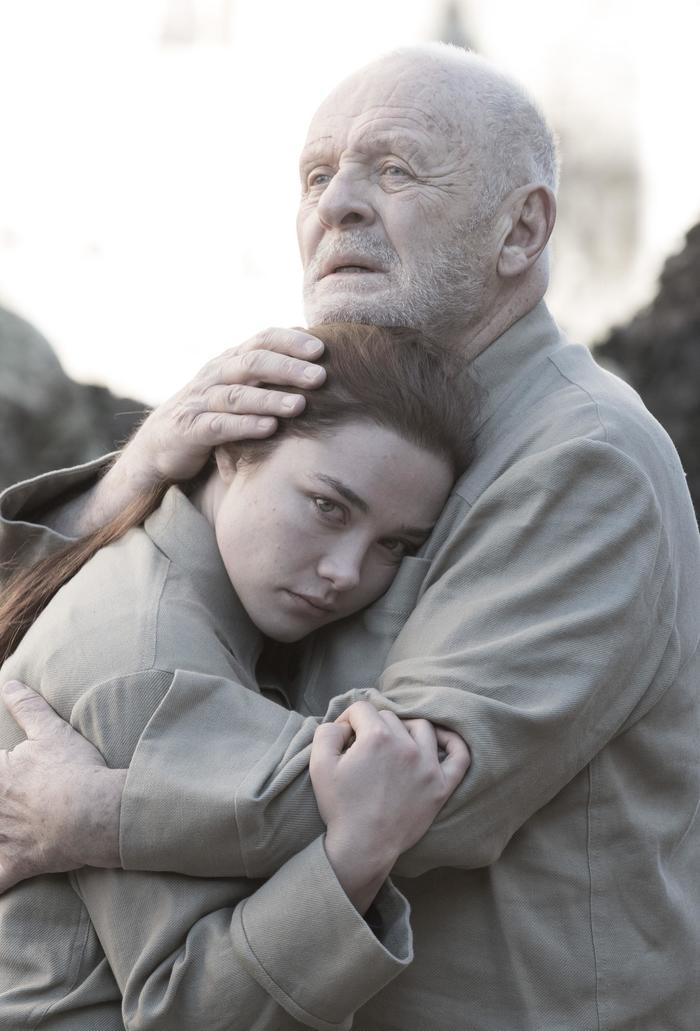 Anthony Hopkins on the set of King Lear - Movies, , Anthony Hopkins, Florence Pugh, Photos from filming