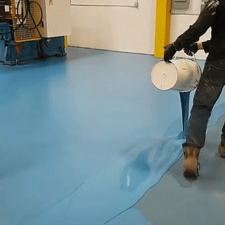 How to make epoxy flooring - Paints, Epoxy resin, Production, Work, Repair, GIF, Covering, Floor