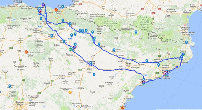 Journey through Spain part 1 - My, Spain, Travels, Game of Thrones, Football, Bilbao, Zaragoza, Tarragona, Longpost