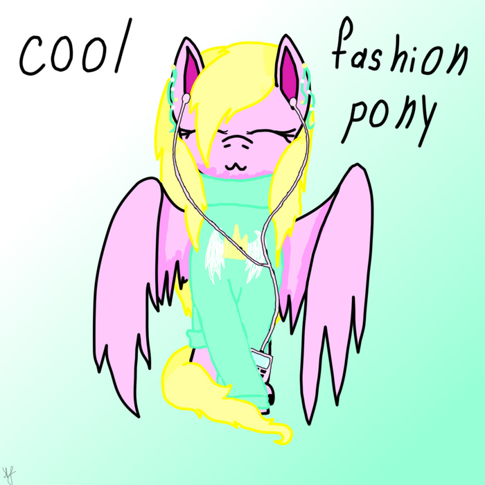 Пони в свитерочке. - Моё, My Little Pony, Original Character, MLP Learning