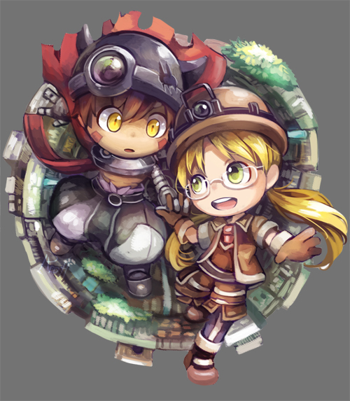 Made in abyss - Anime art, Anime, Made in abyss, Nanachi, Reg, Rico