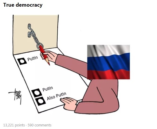 How the Internet joked about the elections in Russia. - Elections, Vladimir Putin, Politics, Longpost