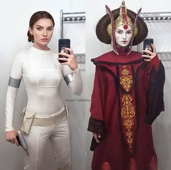 Косплей на Падме Амидала - Star Wars, Косплей, Сравнение, Длиннопост, Alyson Tabbitha