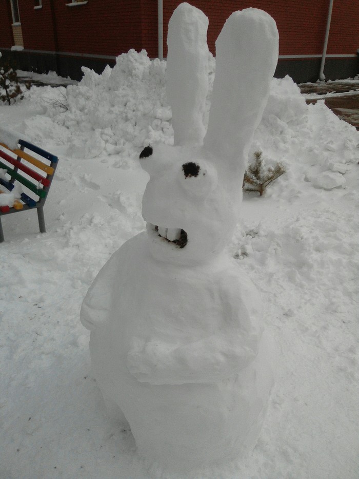 Winter, goodbye! - My, snowman, With your own hands, Longpost