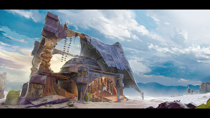 Settlers' houses. - My, Longpost, Architecture, Fantasy, Sci-Fi