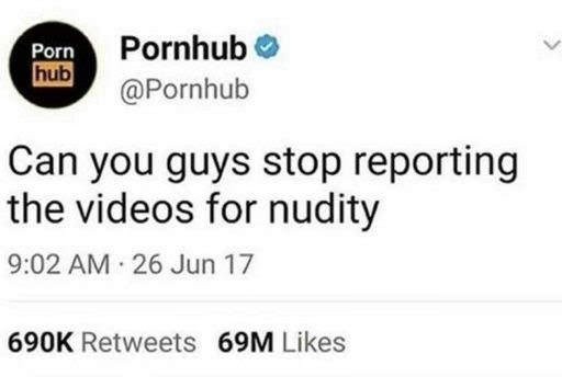 Complaints - Pornhub, A complaint, Screenshot