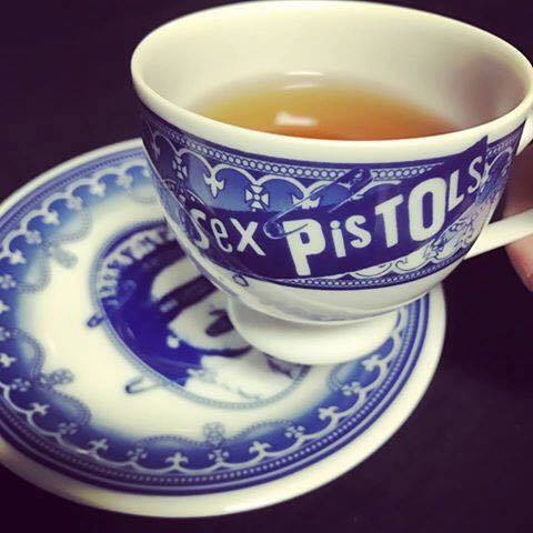 For true punks - Sex Pistols, Tableware, Gzhel, The photo