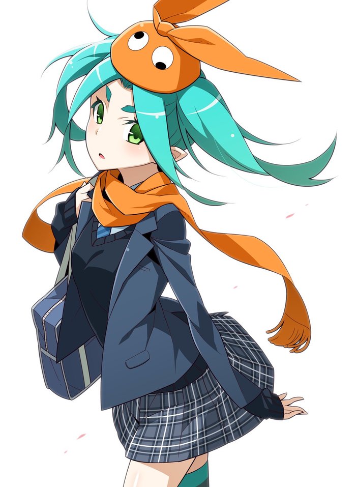 doll student - Anime, Anime art, Monogatari series, Yotsugi ononoki, 