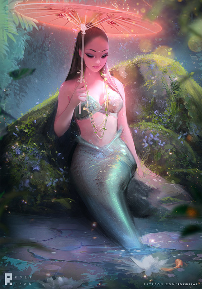 Mermaid , , , Rossdraws