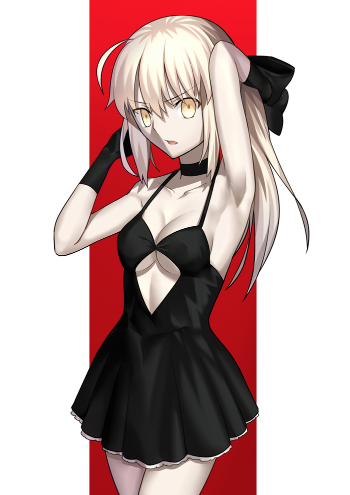 Fate Grand Order Anime Art, Fate, Fate Grand Order, Saber Alter, Mysterious Heroine X Alter, 