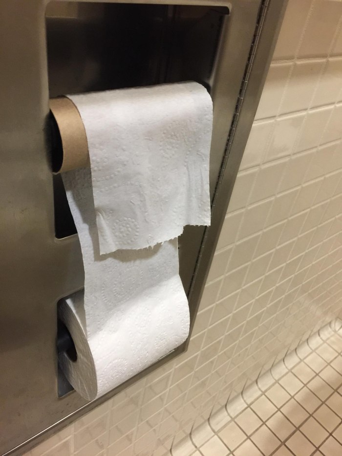 My way of solving problems - Solution, Toilet paper