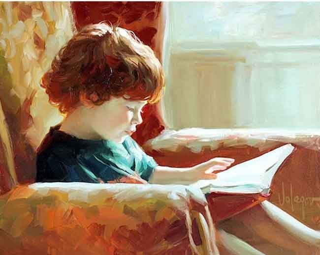 Artist Vladimir Volegov Happy childhood. - Oil painting, Artist, Vladimir Volegov, Video, Longpost, Youtube, Children