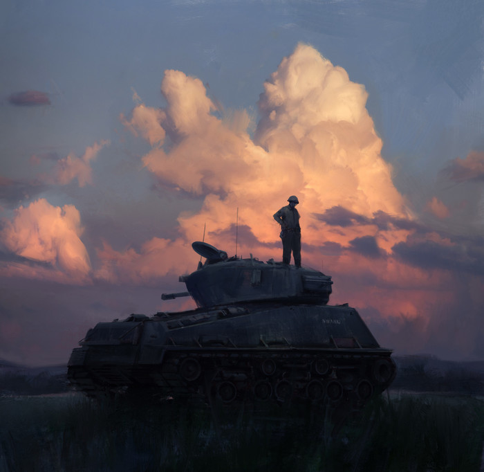 Beginning of the End - Art, Drawing, Tanks, 