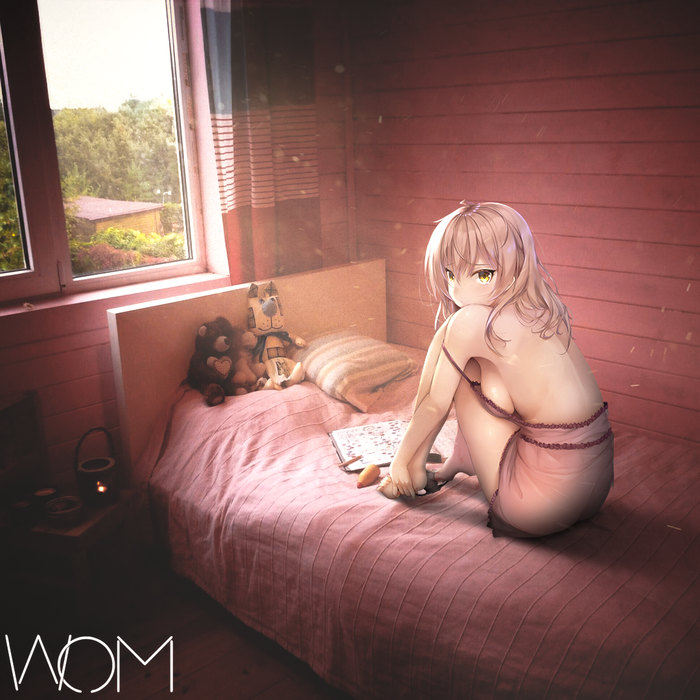 Sweet Dreams Worksofmelchor, , Anime Art, , 2d on 3D, 2D among us