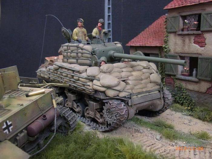 tank - Stand modeling, Tanks, Sherman M4, Pz IV, , The photo, Text, Longpost, Sand