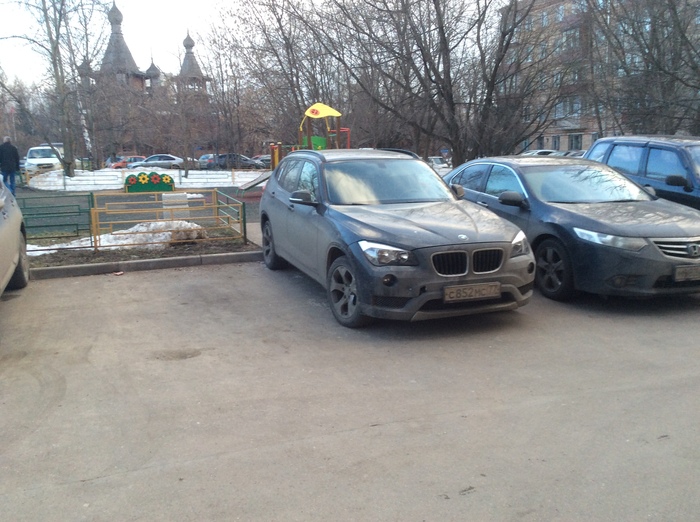 About cars and parking. - My, Parking, Rudeness, Idiocy, Driver, Playground, Longpost