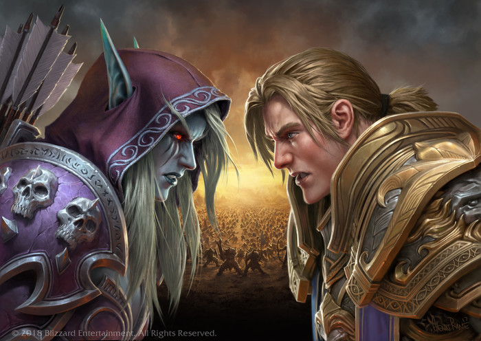   ! World of Warcraft, Battle for Azeroth,  ,  , Glennraneart