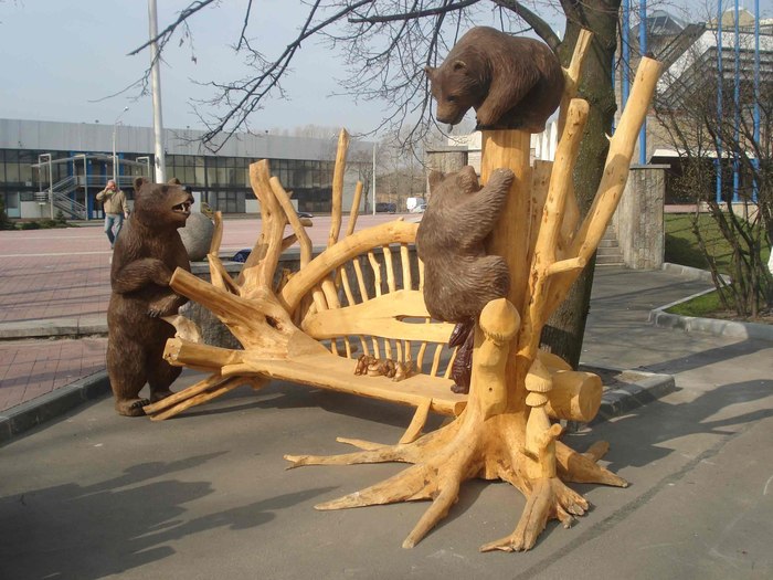 living bench - Benches, Woodworking, Tree, The Bears, The photo