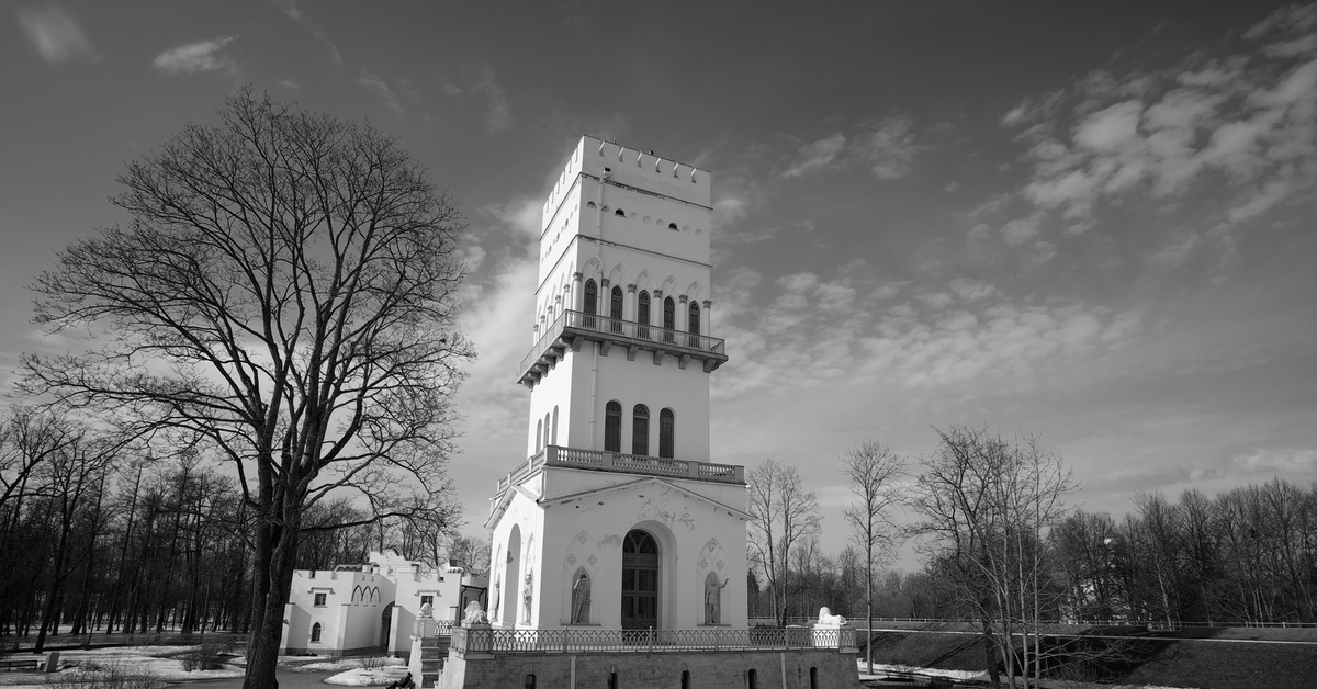Белая башня в пушкине
