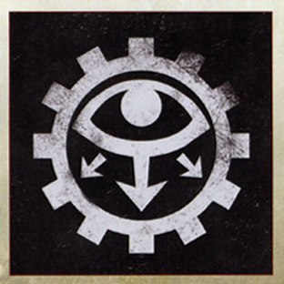 Seal of the Eye of Vigilance - Warhammer 30k, Adeptus Astartes, Iron hands, Wh back