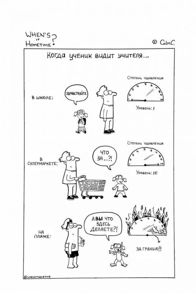 13 комиксов о жизни школьного учителя - Учитель, Школа, Родители, Обязанности, Дети, Длиннопост, Комиксы