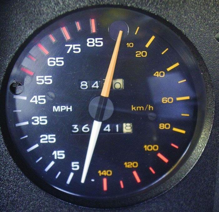 Speedometer Chevrolet Camaro 1983. Both miles and km/h. - Chevrolet camaro, Camaro, , Speedometer, The photo, Car, Retro car