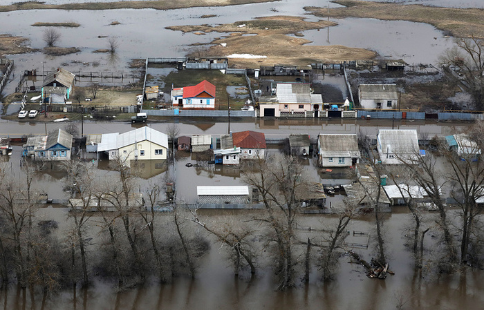 High water in the Volgograd region - High water, Volgograd region, Spring, Longpost, Flood