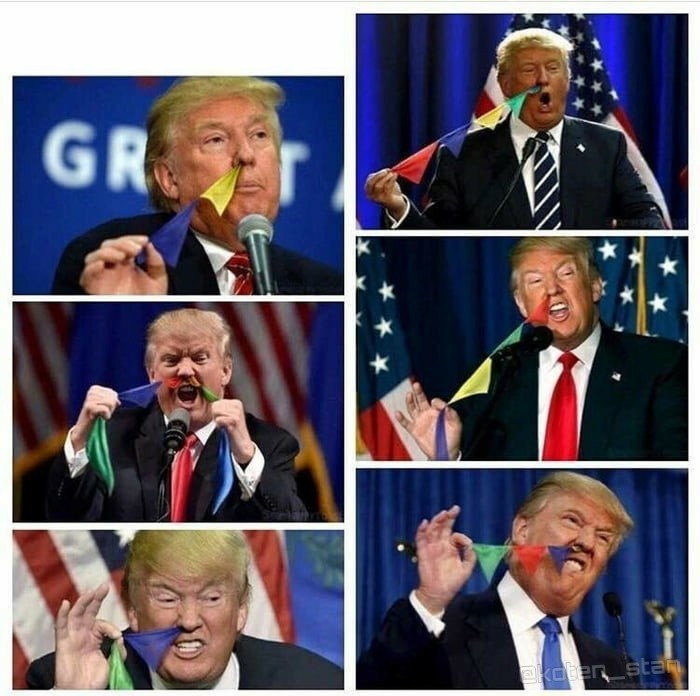 talented person - Donald Trump, Checkboxes, Clown