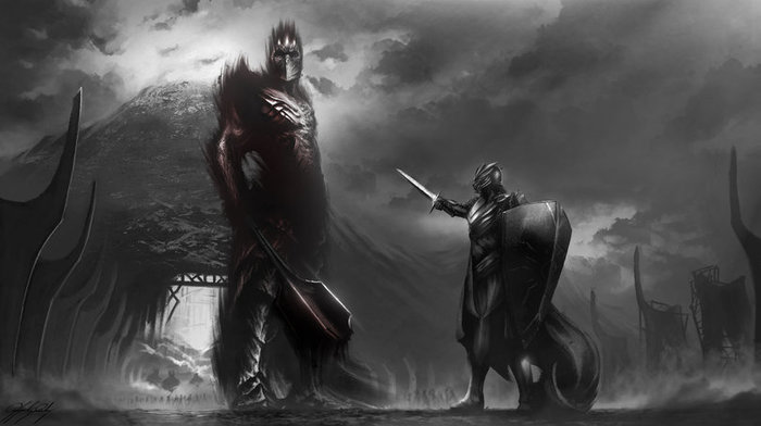 Fingolfin VS Morgoth - Tolkien, The silmarillion, Morgoth, Melkor, Fingolfin, Elves, Ainur, Longpost, Fantasy