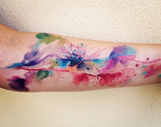 Living colors - Tattoo, Longpost, Watercolor, 