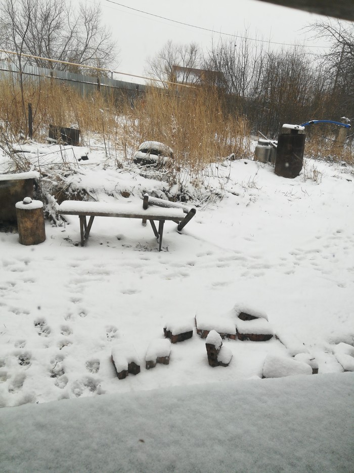 April, where is spring? - My, Chelyabinsk, Spring