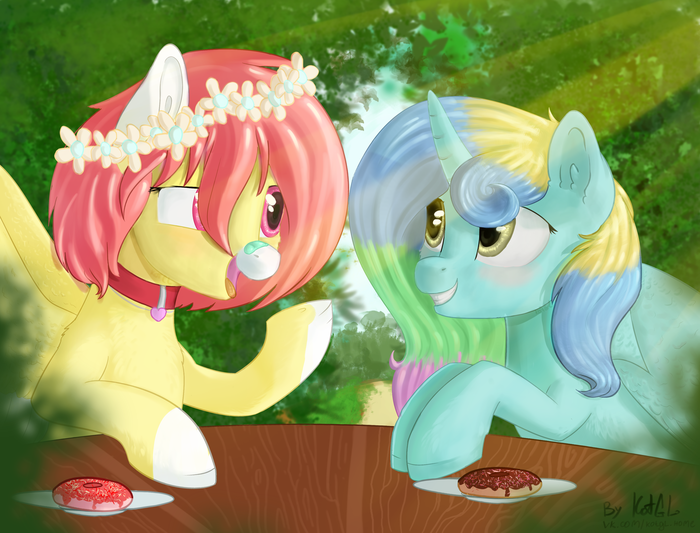 Очень приятная в рисовании коммишка :з