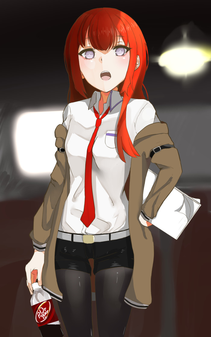 Kurisu Makise - Anime, Kurisu makise, Anime art, Steins gate, Pixiv