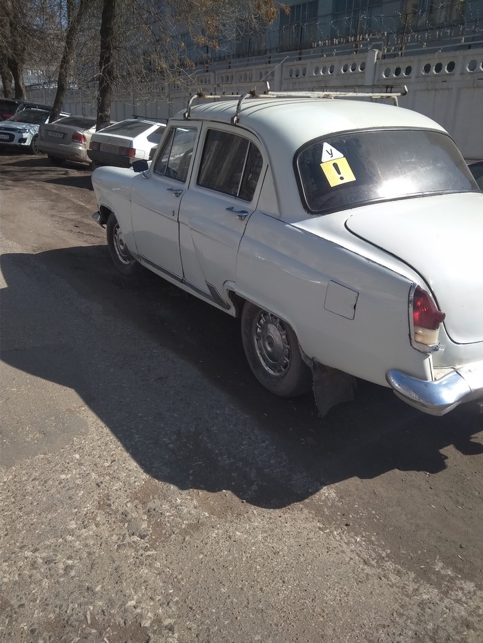 Training car in Ufa - My, Stickers on cars, Studies