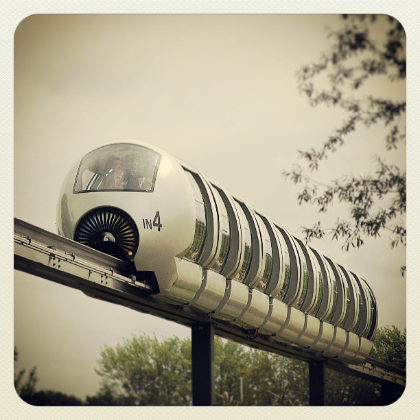 german caterpillar - Monorail, Hamburg, Instagram, Interesting, Germany, The photo