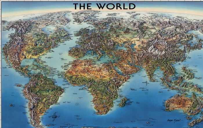 Map - World map, Reddit