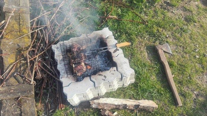 "Я его слепила из того, что было" #3 Поздравление, Длиннопост, Подборка, Шашлык