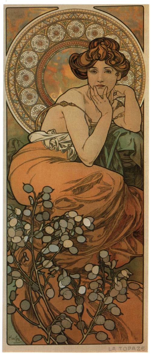 Разгребаем старый хард: часть 10 / Vol 3 Alphonse Mucha - Арт, Иллюстрации, Не мое, Alphonse Mucha, Ретро, Длиннопост