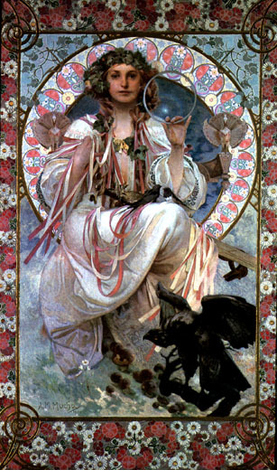 Разгребаем старый хард: часть 10 / Vol 3 Alphonse Mucha - Арт, Иллюстрации, Не мое, Alphonse Mucha, Ретро, Длиннопост