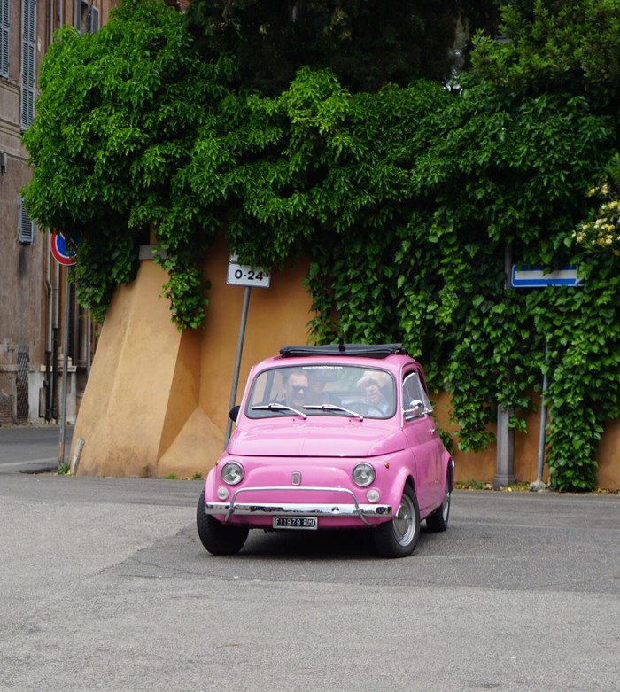 Rome. - My, FIAT 500, Car, Rome, Italy