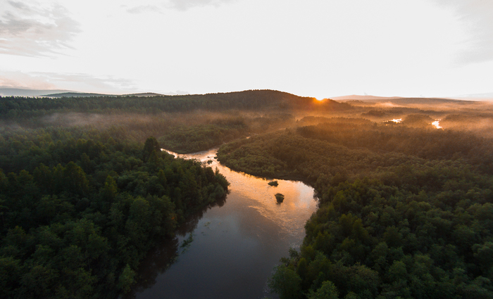 Ural river Is. - My, Fishing, Ural, Taiga, River