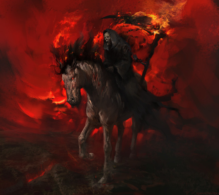 Death on the Pale Horse , , ,  , Manzanedo
