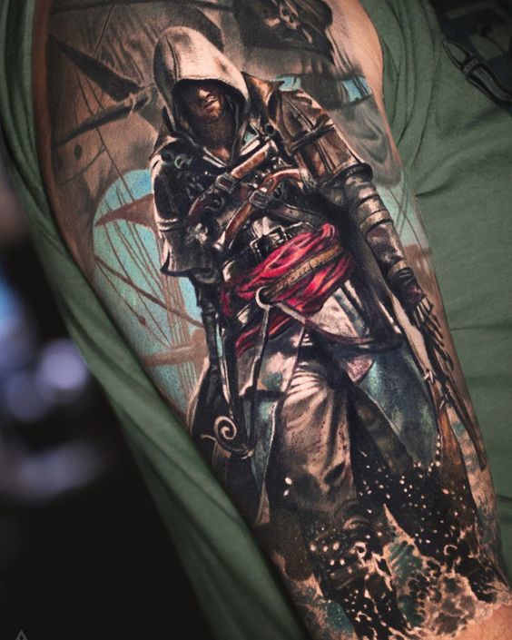 We operate in darkness to serve the light! - Tattoo, Assassins creed, Realism