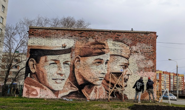 Graffiti in Omsk by May 9 - Omsk, Omichi